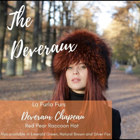 New Raccoon Fur Deveraux Hat